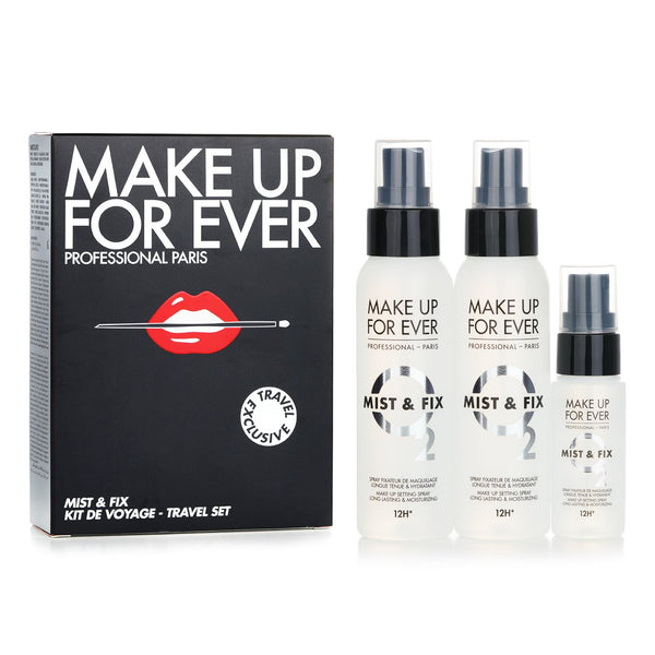 Make Up For Ever Mist & Fix Travel Set  3pcs