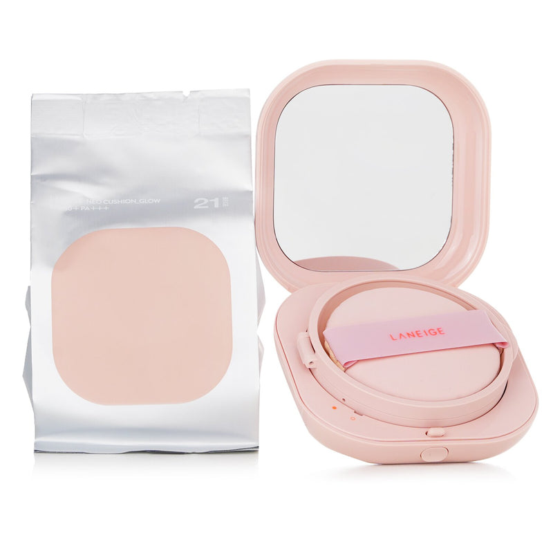 Laneige Neo Cushion Glow SPF50+ with Extra Refill - # 23 Sand  2x15g/0.5oz