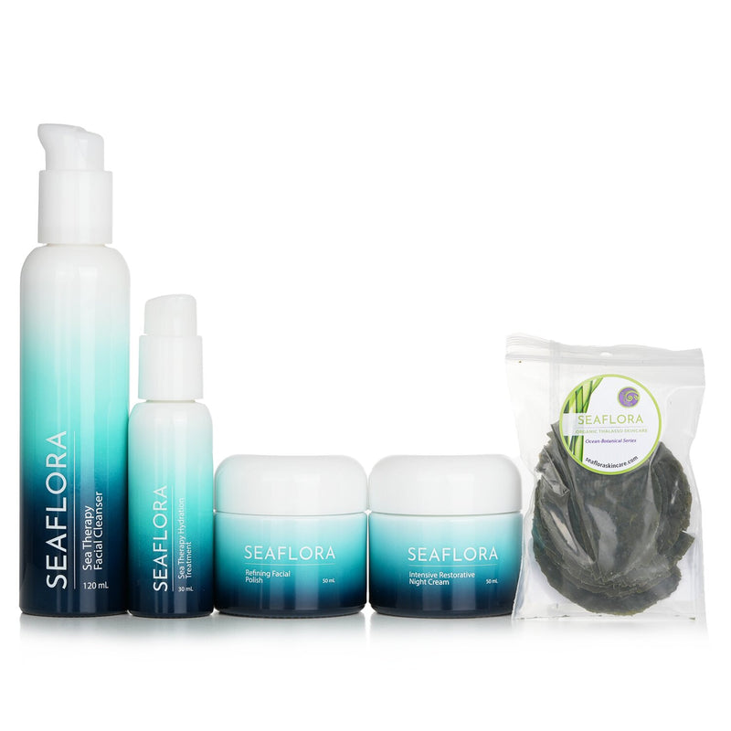 Seaflora Organic Thalasso Skincare Graceful Anti-Aging Set  5pcs