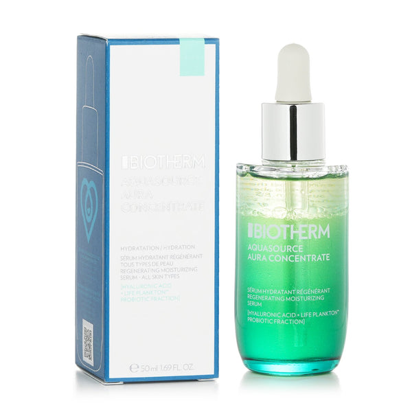 Biotherm Aquasource Aura Concentrate Regenerating Moisturizing Serum - Suitable For All Skin  50ml/1.69oz