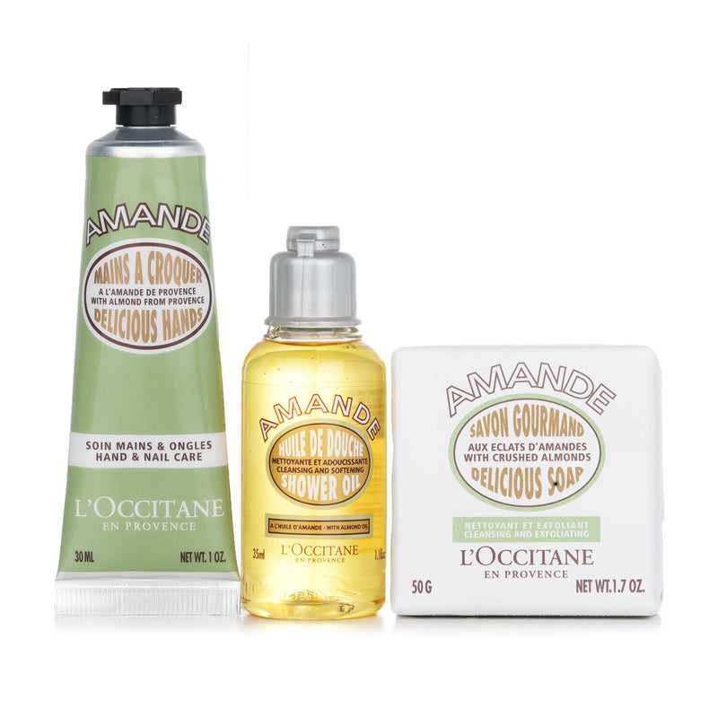 L'Occitane Almond Surprise Box Set:  3pcs