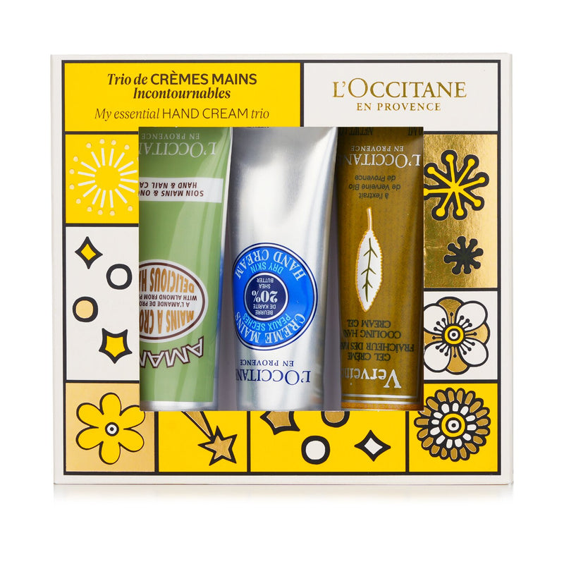 L'Occitane My Essential Hand Cream Trio Set:  3pcs