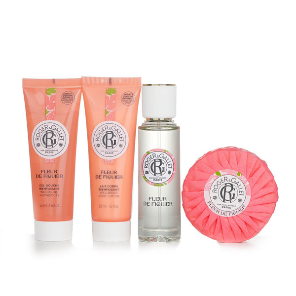 Roger & Gallet Fleur De Figuier Coffret:  4pcs