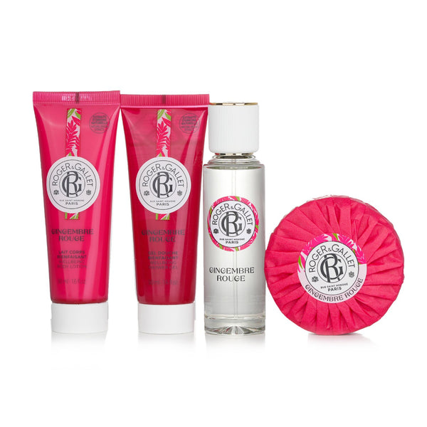 Roger & Gallet Gingembre Rouge Coffret:  4pcs