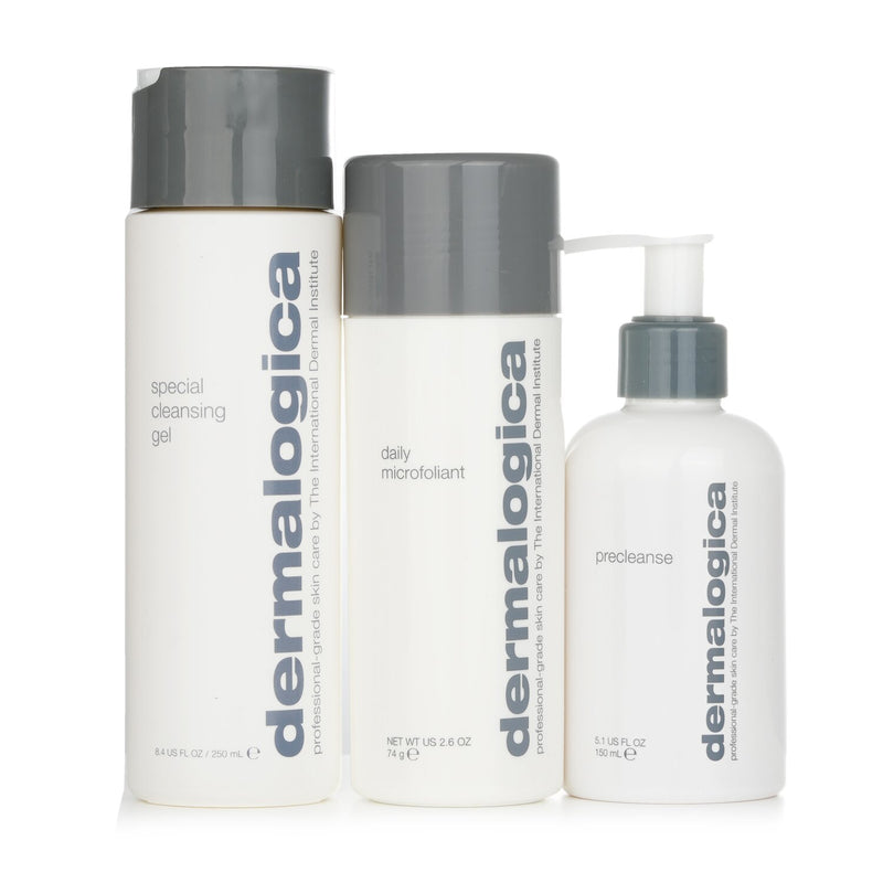 Dermalogica The Cleanse & Glow Set:  3pcs