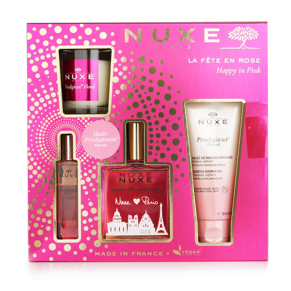 Nuxe La Fete En Rose - Happy in Pink Set:  4pcs