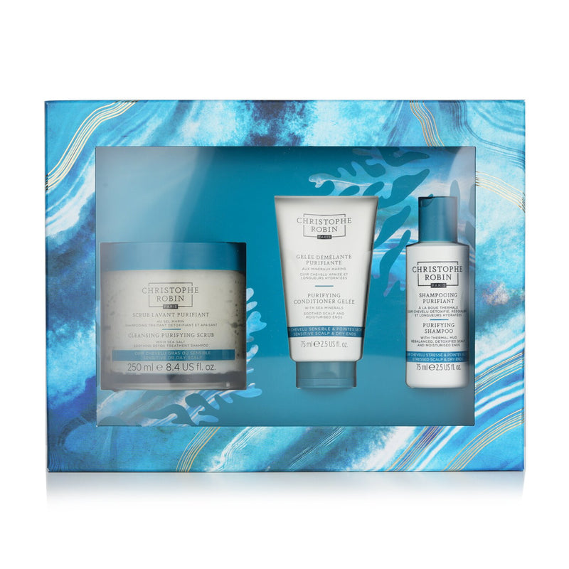 Christophe Robin The Hair Detox Ritual Set:  3pcs