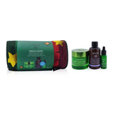 Apivita Fresh & Glow (Bee Radiant- Night) Gift Set: Night Gel-Balm 50ml+ Serum 10ml+ Cleansing Creamy Foam 75ml+ Pouch  3pcs+1pouch