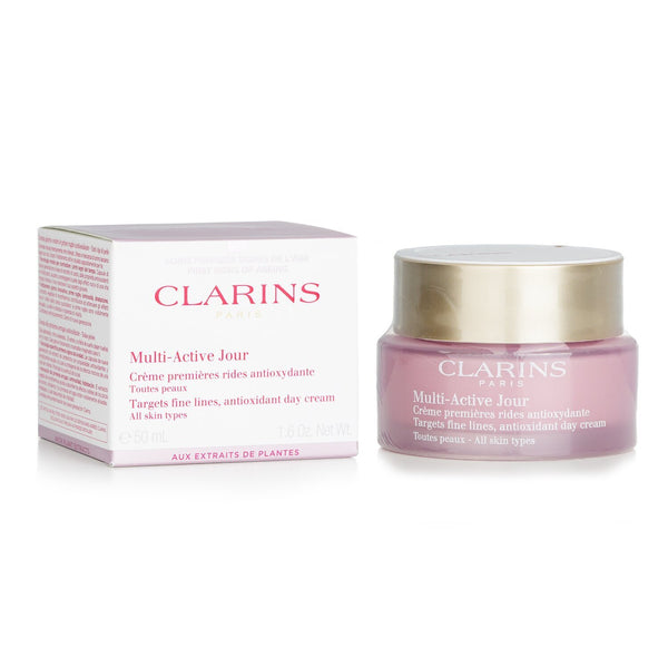 Clarins Multi-Active Day Targets Fine Lines Antioxidant Day Cream - For All Skin Types  50ml/1.6oz