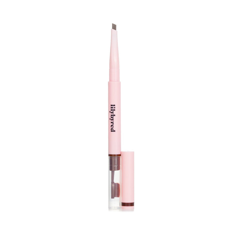 Lilybyred Hard Flat Brow Pencil - # 04 Dark Brown  0.17g