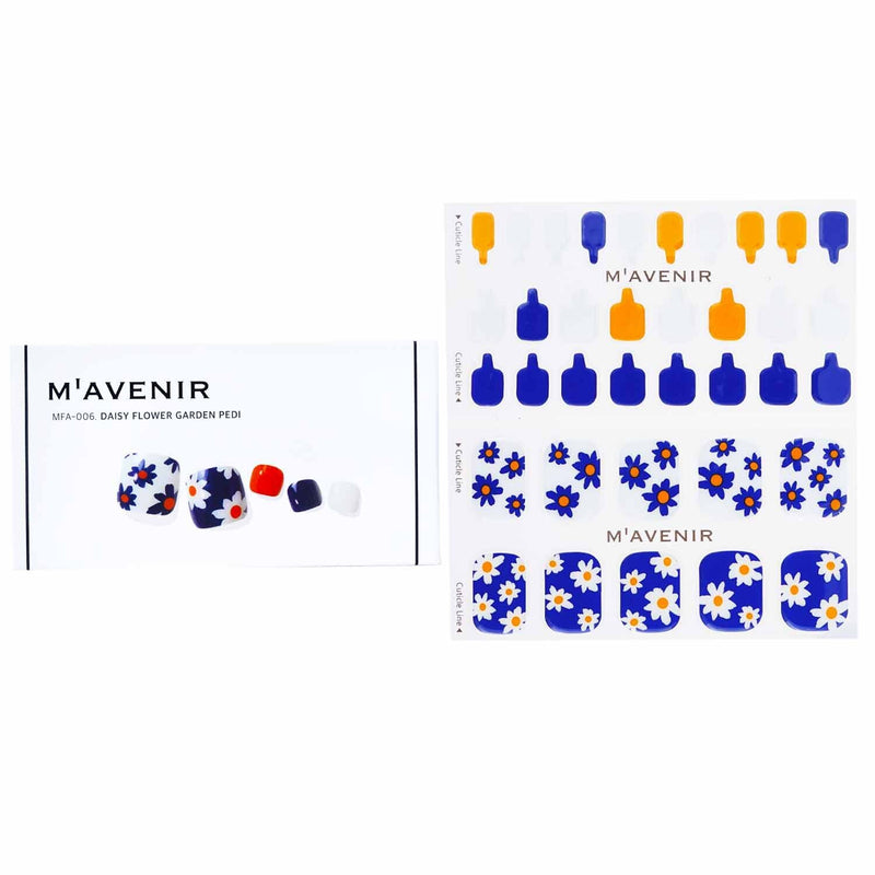 Mavenir Nail Sticker (Patterned) - # Mint Cream Dot Pedi  36pcs