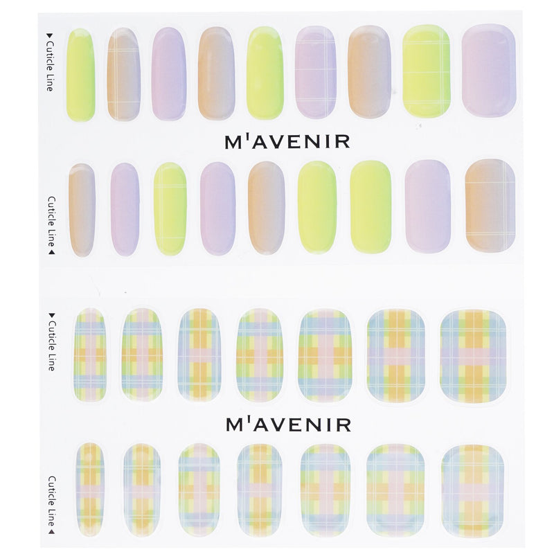 Mavenir Nail Sticker (Patterned) - # Neon Crossline Nail  32pcs