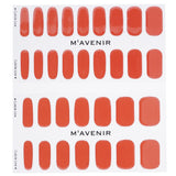 Mavenir Nail Sticker (Red) - # Red Cocktail Nail  32pcs