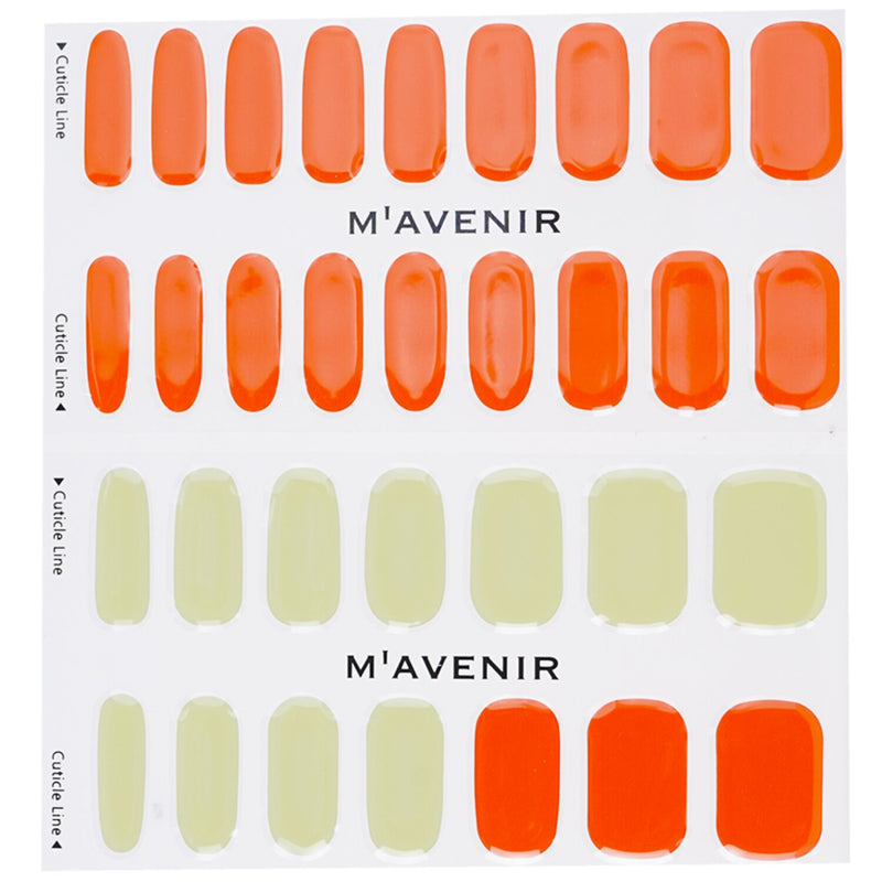 Mavenir Nail Sticker (Orange) - # Autumn Mood Nail  32pcs