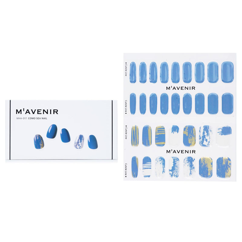 Mavenir Nail Sticker - # Blue In Tweed Nail  32pcs