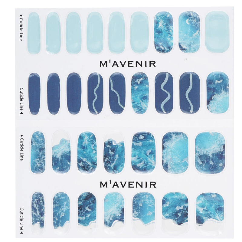 Mavenir Nail Sticker - # Deep Water Wave Nail  32pcs