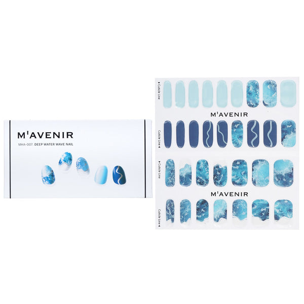 Mavenir Nail Sticker - # Deep Water Wave Nail  32pcs