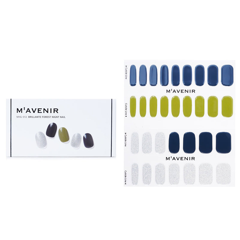 Mavenir Nail Sticker (Blue) - # Mint Berry Me Nail  32pcs