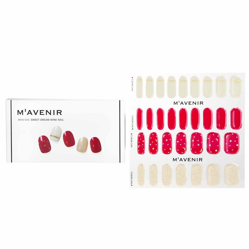 Mavenir Nail Sticker (Red) - # Brillante Cherry Nail  32pcs