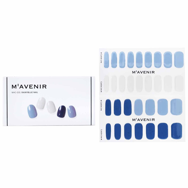 Mavenir Nail Sticker - # Dusty Blue Pedi  36pcs