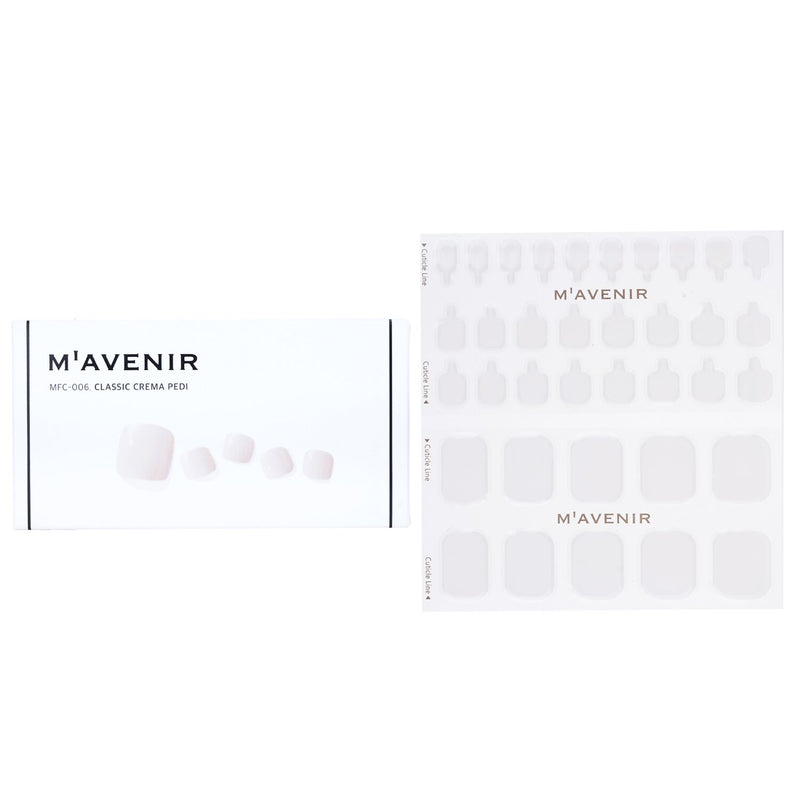 Mavenir Nail Sticker (White) - # Lemon Cream Fiesta Nail  32pcs