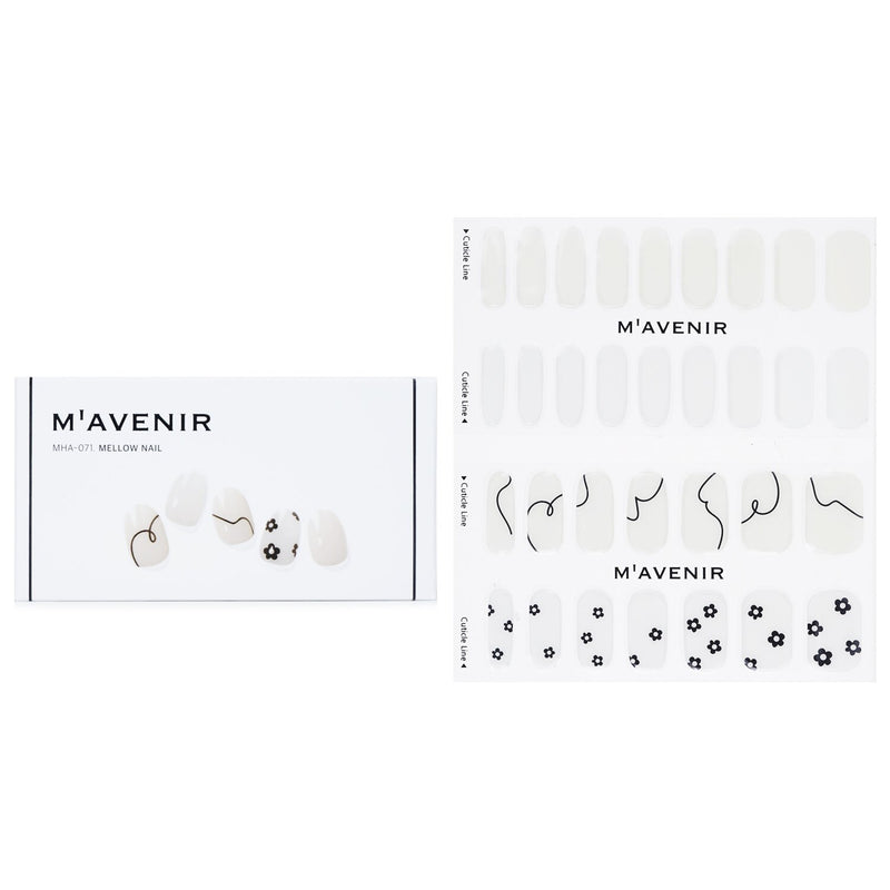 Mavenir Nail Sticker (White) - # Silver Wedding Ring Nail  32pcs