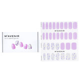 Mavenir Nail Sticker (Purple) - # Redbean Matt Nail  32pcs