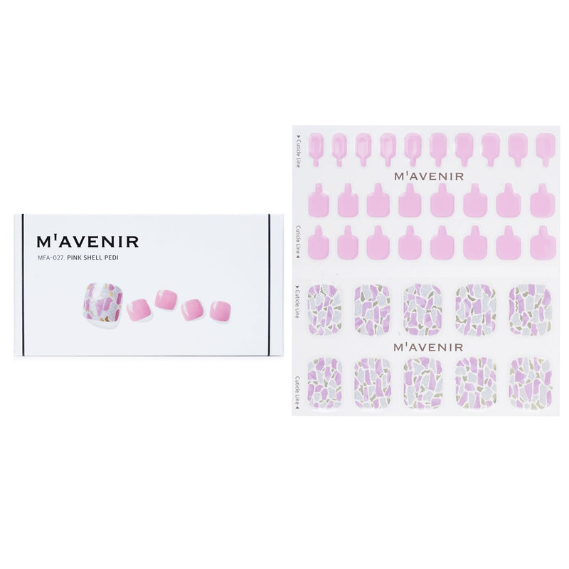 Mavenir Nail Sticker (Pink) - # Tone Down Rose Nail  32pcs