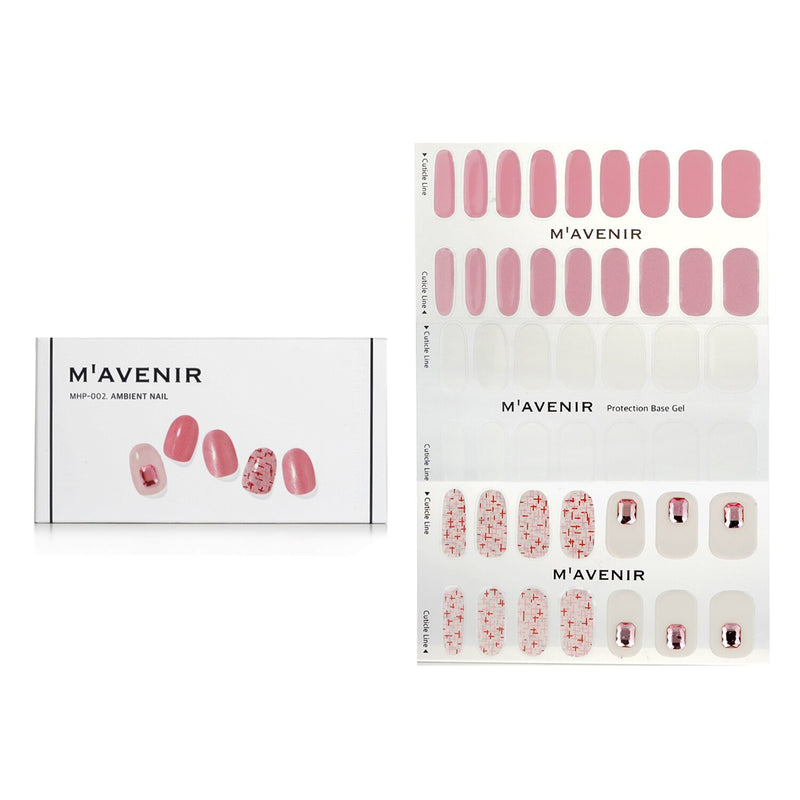 Mavenir Nail Sticker (Pink) - # Autumn Pink Rose Pedi  36pcs