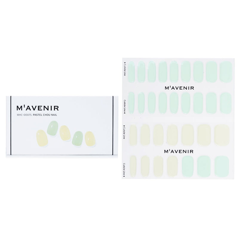 Mavenir Nail Sticker (Assorted Colour) - # Grid And Dot Tree Nail  32pcs