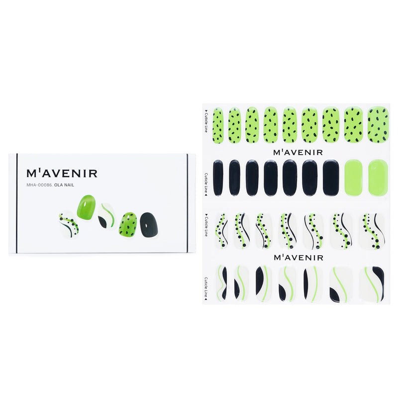 Mavenir Nail Sticker (Patterned) - # Sporty French Nail  32pcs