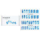 Mavenir Nail Sticker - # Cream Blue Matt Nail  32pcs