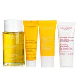 Clarins SPA At Home Set:  4pcs+1bag