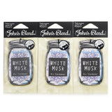 John's Blend Air Freshener - White Musk  3pcs