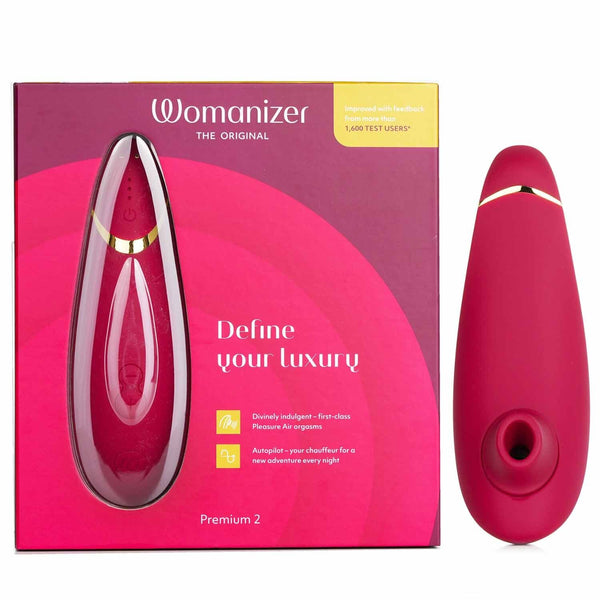 WOMANIZER Premium 2 Clitoral Stimulator - # Bordeaux  1pc
