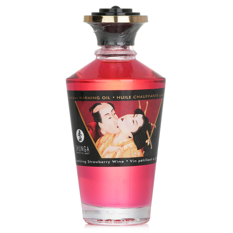 SHUNGA Aphrodisiac Warming Oil - Sparkling Strawberry Wine  100ml/3.5oz