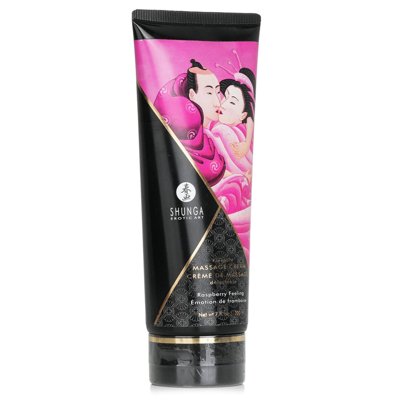 SHUNGA Kissable Massage Cream - Raspberry Feeling  200ml/7oz