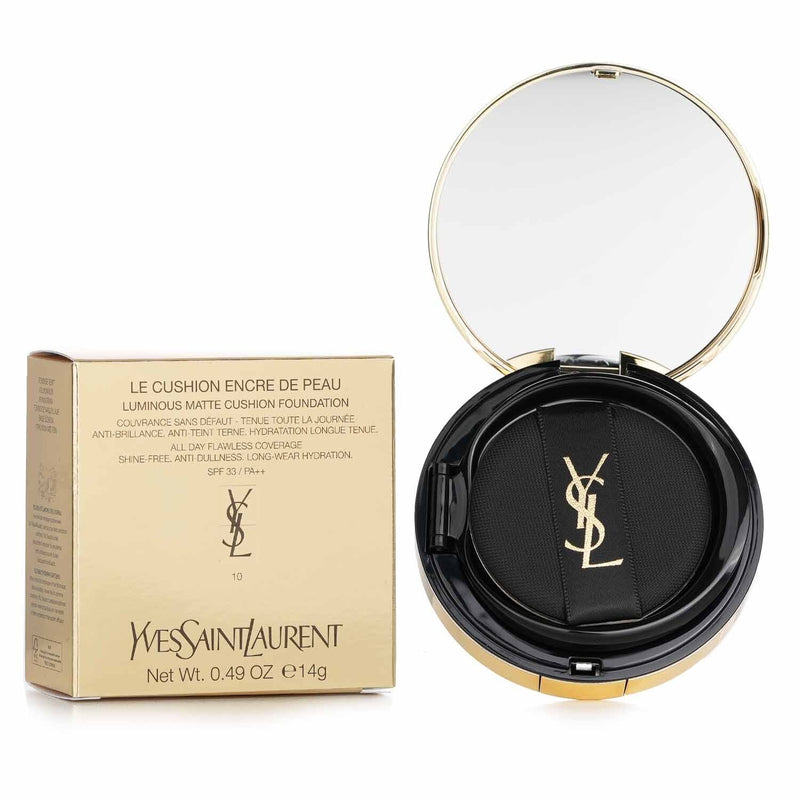 Yves Saint Laurent Le Cushion Encre De Peau Luminous Matte Cushion Foundation SPF50 - # 10  14g/0.49oz