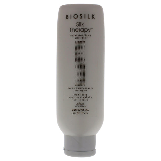 Biosilk Therapy Thickening Creme Light Hold by Biosilk for Unisex - 6 oz Creme