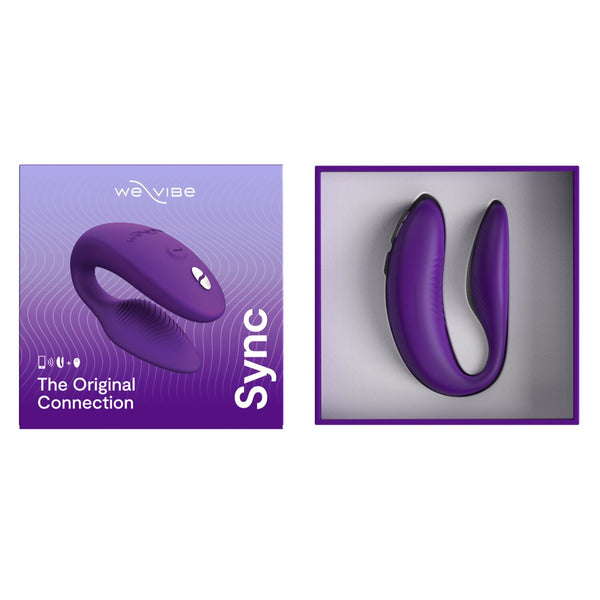WE-VIBE Sync 2 Couples Vibrator - # Purple  1pc