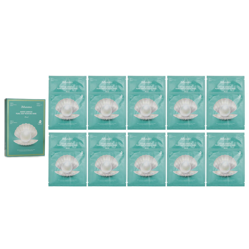 JM Solution Marine Luminous Pearl Deep Moisture Mask  10pcsx30ml