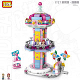 Loz LOZ Dream Amusement Park Series - Drop Tower  22 x 18.5 x 4.5