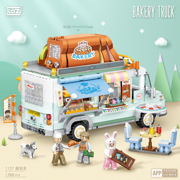 Loz LOZ Creator - Bread Van  40 x 28 x 5cm