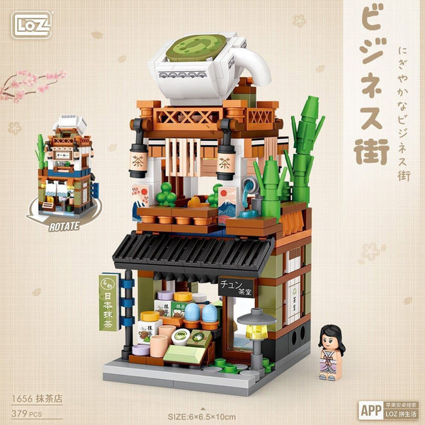 Loz LOZ Street Series - Matcha Shop  16.5x12.5x8cm