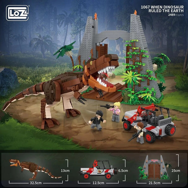 Loz LOZ Mini Blocks - When Dinosaurs Ruled The Earth  40 x 28 x 9.5cm