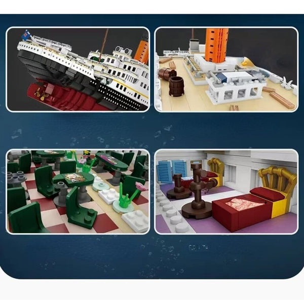 Loz LOZ Mini Blocks - Sinking Titanic  40 x 28 x 9.5cm