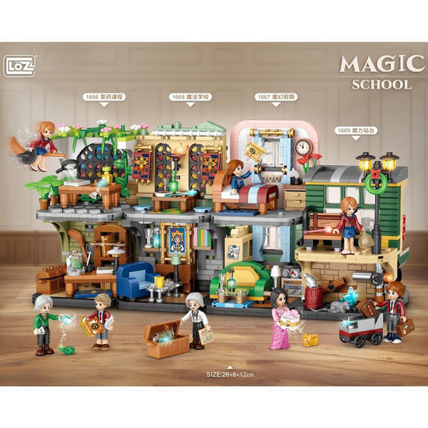 Loz LOZ Magic Academy Street Series - Magic Holiday  16.5x12.5x8cm