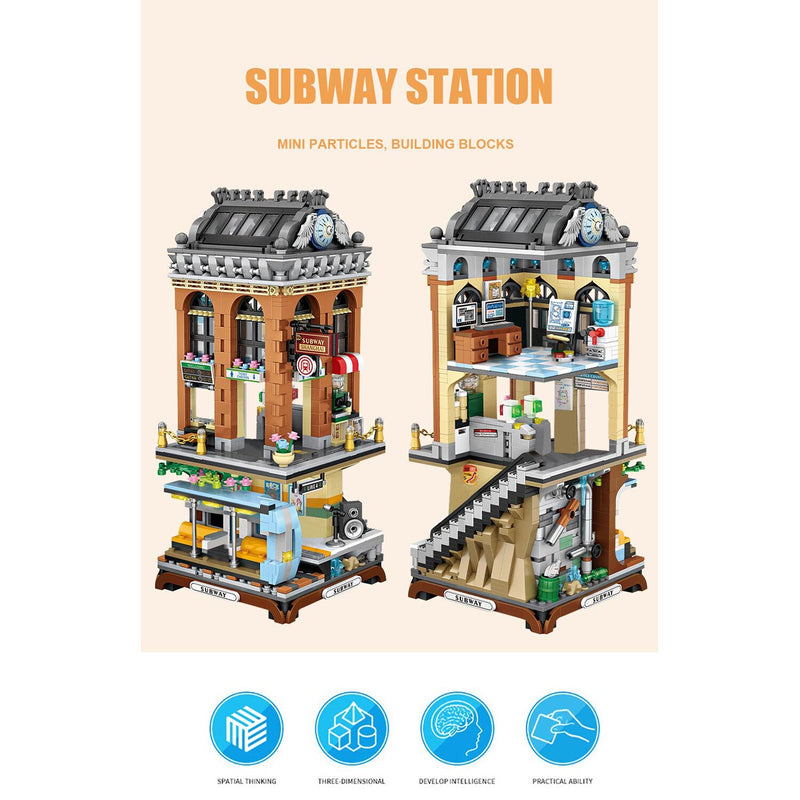 Loz LOZ Mini Blocks - Subway Station  40 x 28 x 9.5cm