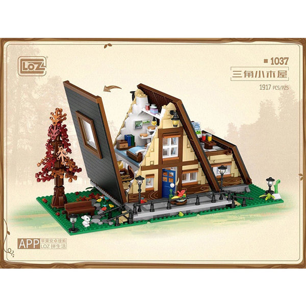 Loz LOZ Mini Blocks - Triangle Cabin  40 x 28 x 9.5cm