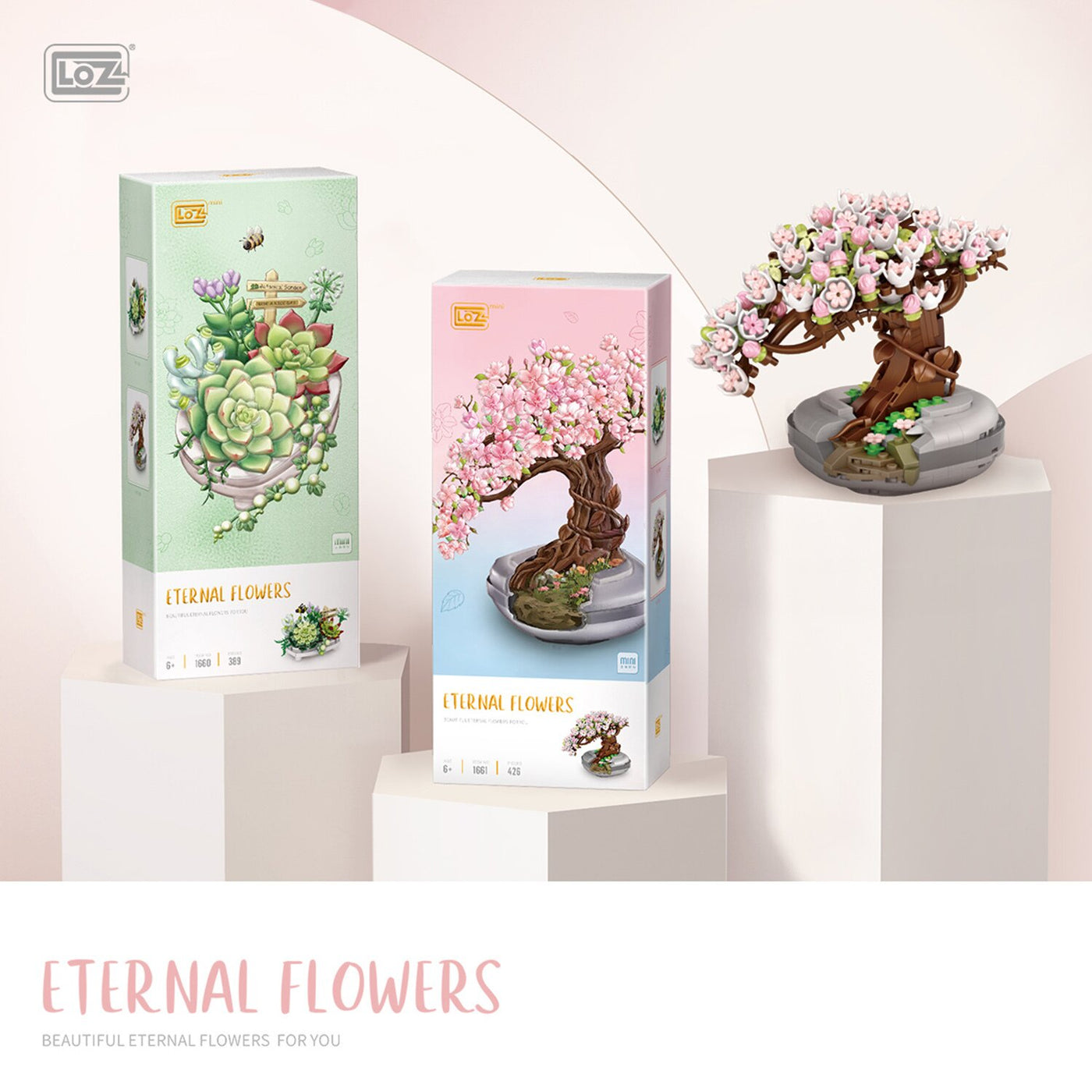 Loz LOZ Mini Blocks - Eternal Flowers Garden Series - Sakura